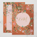 Search for gold and coral wedding invitations Stylish