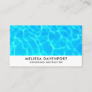 Recherche de natation cartes visite Amusant