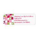 Search for quilt return address labels Pretty