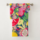 Search for tropical bath towels Pink