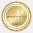 Search for bronze monogram stickers Elegant