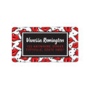 Search for red lips return address labels Modern