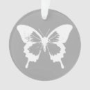 Search for silver butterfly ornaments Grey