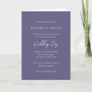 Search for dusty purple wedding invitations Modern