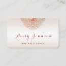 Search for wellness coach business cards Mandala