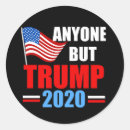 Search for anyone but trump stickers Political