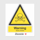 Search for toxic warning stickers Hazard