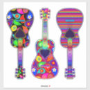 Search for love guitar stickers Peace