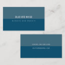 Search for two tone business cards Minimalistic