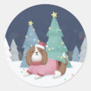 Recherche de beagles autocollants Noël