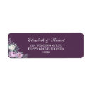 Search for purple return address labels weddings Lilac