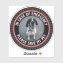 Search for home safety stickers Dog in home