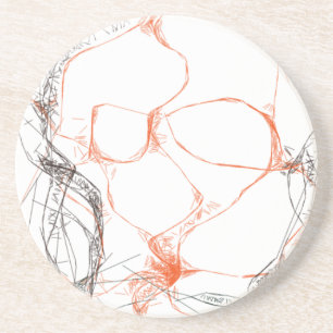 00010 abstract art coaster