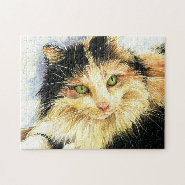 0010 Calico Cat Jigsaw Puzzle (Horizontal)