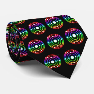 (001:05) Colourful Glowing Sodium Pattern Black Tie