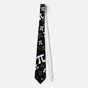 (001:11) Scattered Colourful Glowing Pi Tie