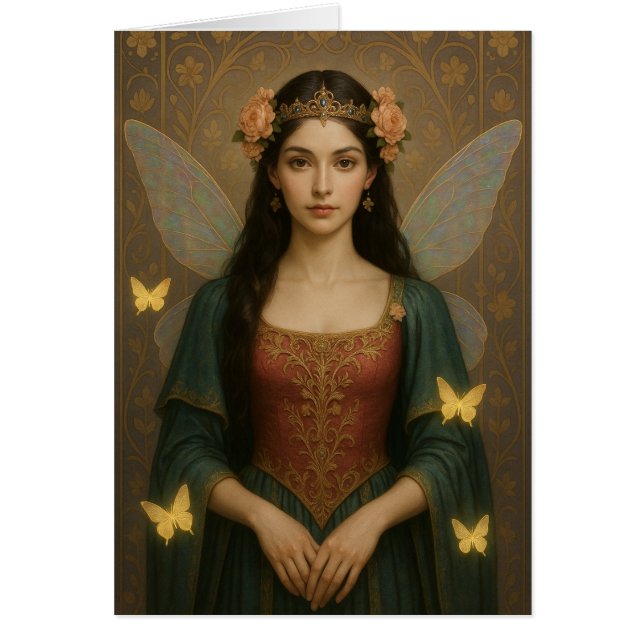 001_A fairy princess in teal green and crimson. (Devant)