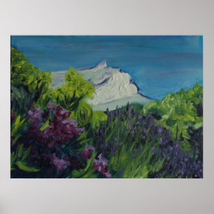 0035-la Ste Victoire in summer Poster