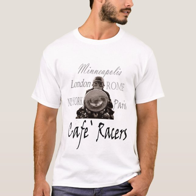 005 Cafe` Racers T-Shirt (Front)