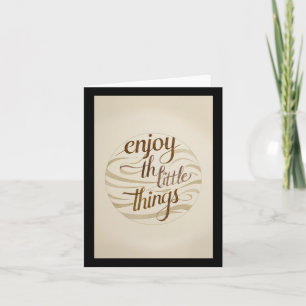 005 Enjoy Little Things Sticker Card