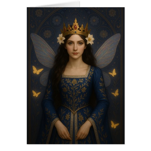 006_A fairy princess in royal blue. (Devant)