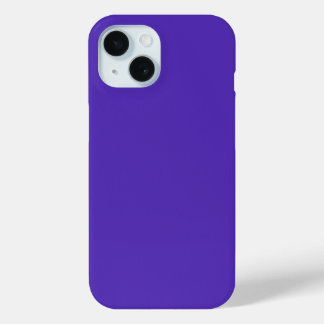 #006 Purple Heart Colour Collection iPhone 15 Case