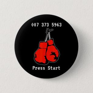 007 373 5963 The Dream Fight Video Game Code Boxin 2 Inch Round Button