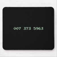 007 373 5963 Video Game Code 1987 80's Retro Games