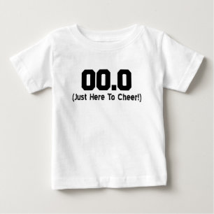 00.0 Just Here To Cheer Running Spectator Baby T-Shirt