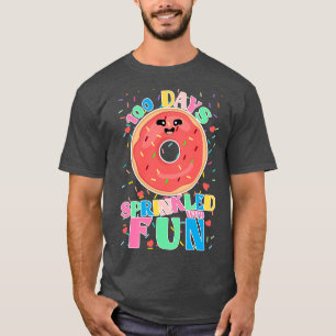 00 Days Sprinkled With Fun Donut Kids 00th Day Of  T-Shirt