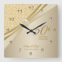 00th Gold Diamond Wedding Anniversary Keepsake