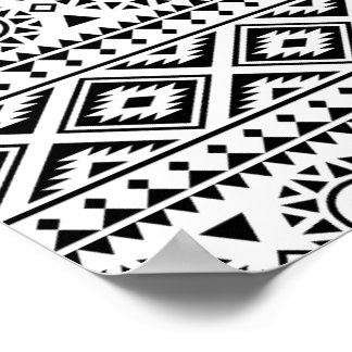 01012020 Tribal ethnic Pattern-03 Poster