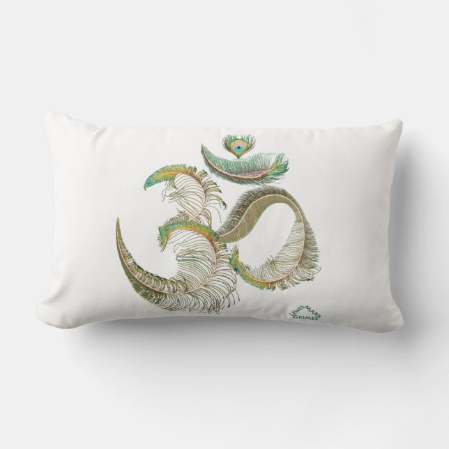 0101 Om 3, Throw Pillow 13"x21" (Front)
