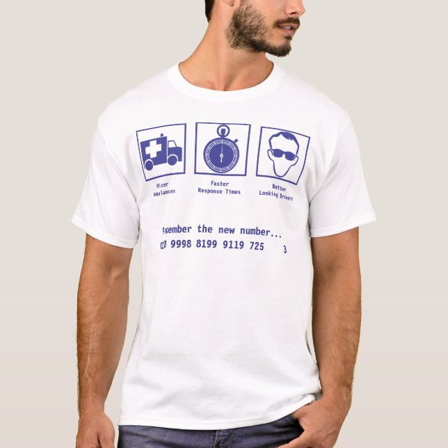 01189998819991197253 (White) T-Shirt (Front)