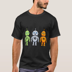 01 10 11 robot programming funny men women kids T-Shirt