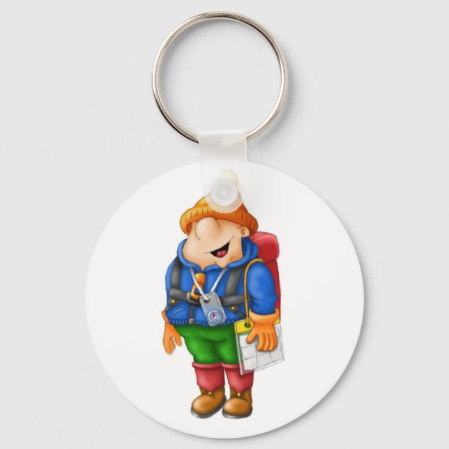 01 Hiker Keychain (Front)