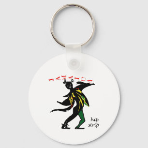 01jd Hip strip montego bay jamaica Keychain