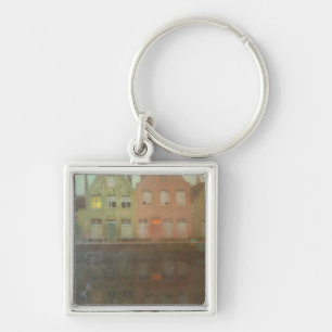 020-002 Henri Le Sidiner's Quay Compact Mirror Keychain