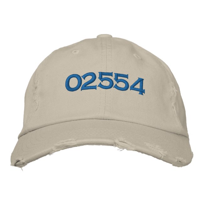 02554 NANTUCKET Embroidered Hat (Front)