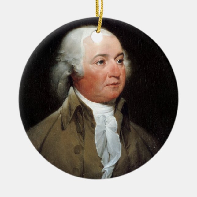 02 John Adams Ceramic Ornament (Front)