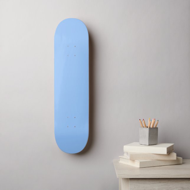 #030 Pastel Blue Colour Collection Skateboard (Wall Art)