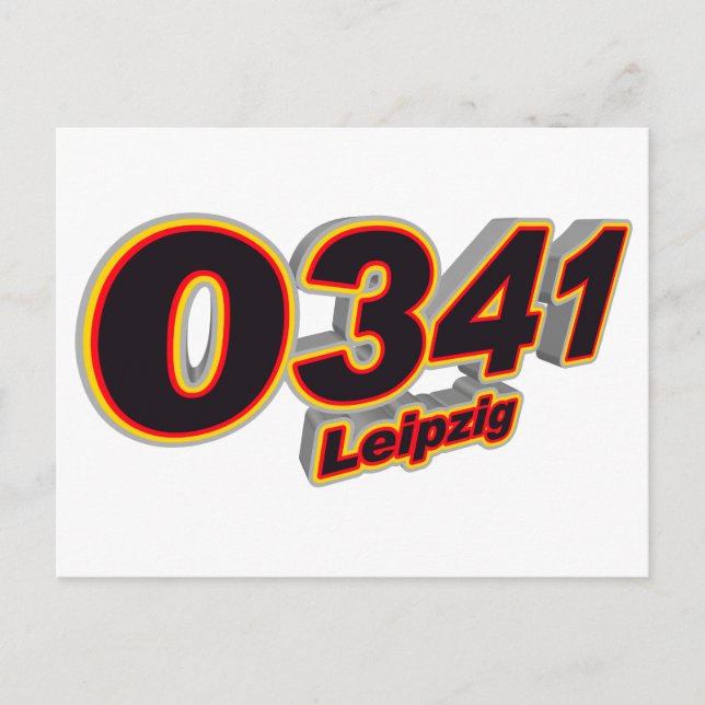 0341 Leipzig Postcard (Front)
