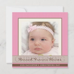 035 Christine :: PHOTO CHRISTENING INVITATIONS
