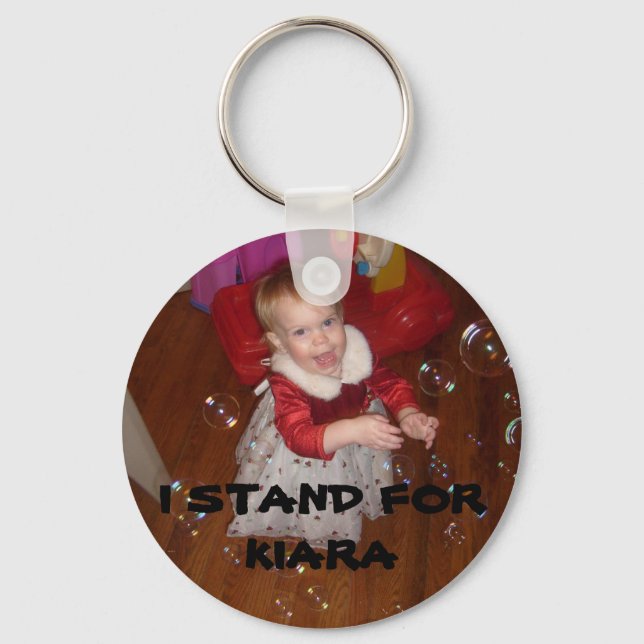 039 (2), I STAND FOR KIARA KEYCHAIN (Front)