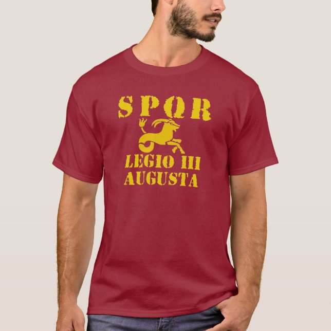 03 Augustus' 3rd Legion - Roman Capricorn T-Shirt (Front)