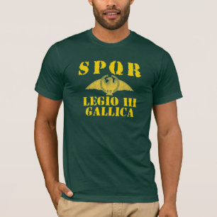 03 Julius Caesar's 3rd Gallica Legion - Roman Bull T-Shirt