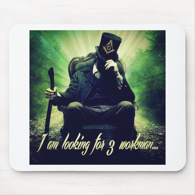 03baab303692c93af8dd13ee94c9598e--freemason-tattoo mouse pad (Front)