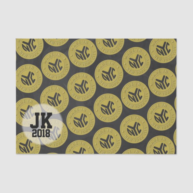 03of12 Classic New York New York Party Tissue Paper (Front)