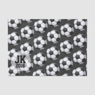 03of12 Soccer Ball Pattern Tissue Paper