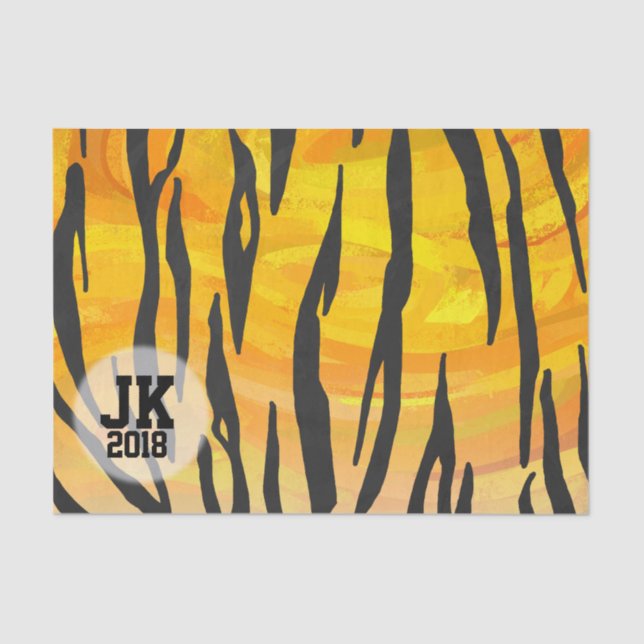 03of12 Tiger Pattern Tissue Paper (Front)